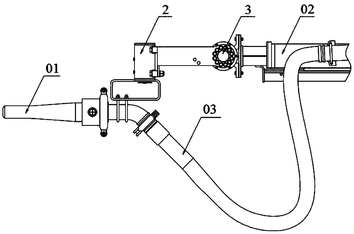 Hydraulic control system for spray head of concrete wet spraying machine