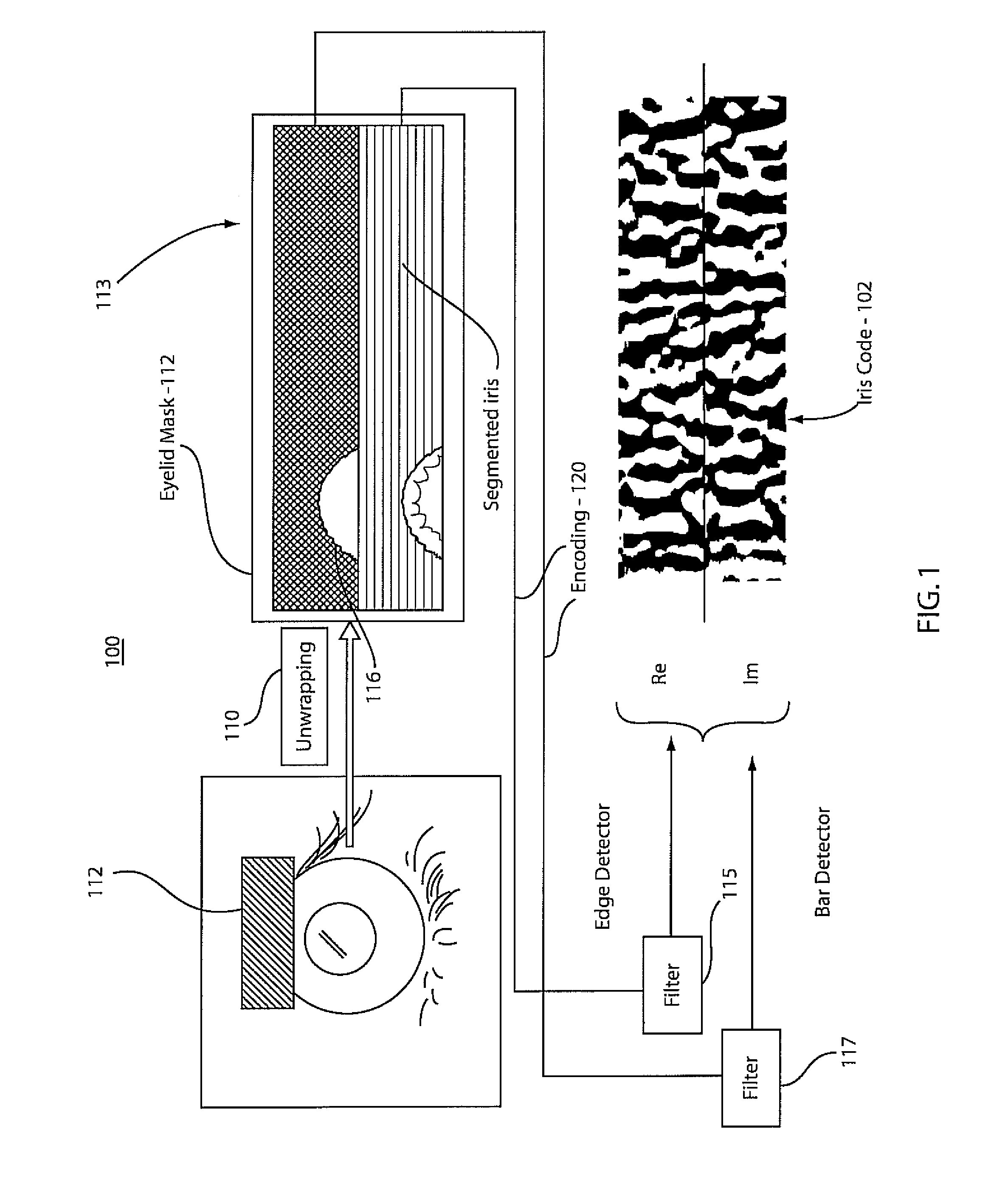 System and method for generating and employing short length iris codes