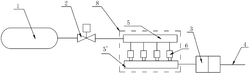 Common-rail fuel supply system of fuel cell or multi-fuel engine