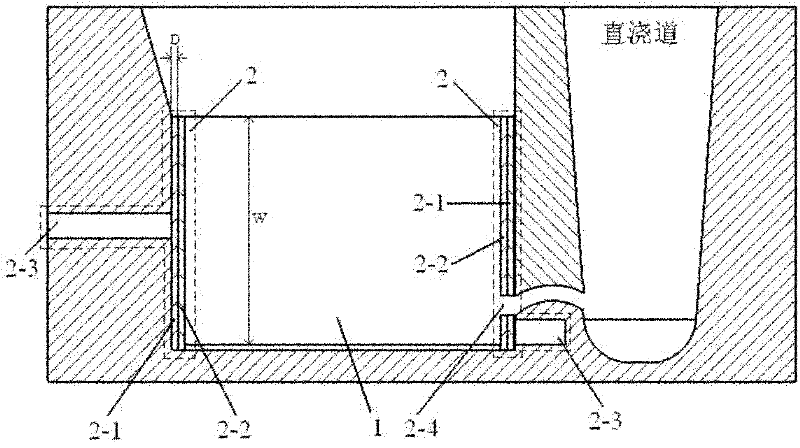 Ceramic casting mold applied to metal casting under electric field treatment and method for casting titanium aluminum-based alloy by using same