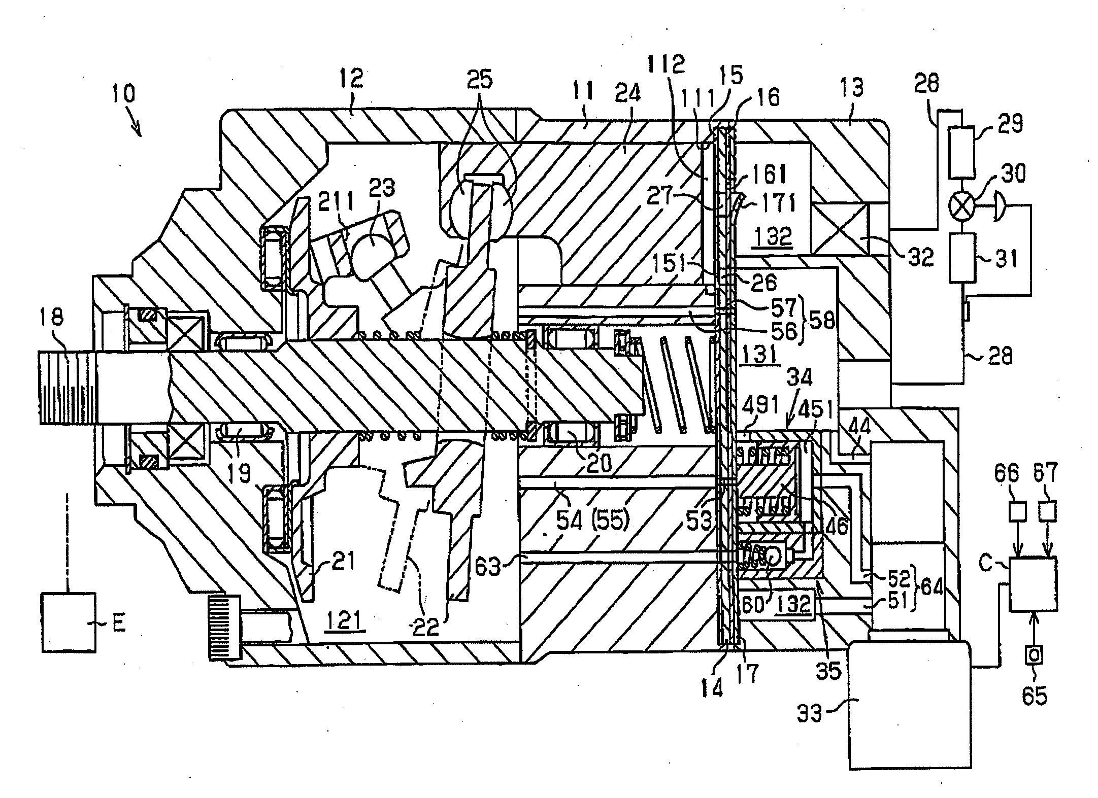 Variable displacement type compressor with displacement control mechanism