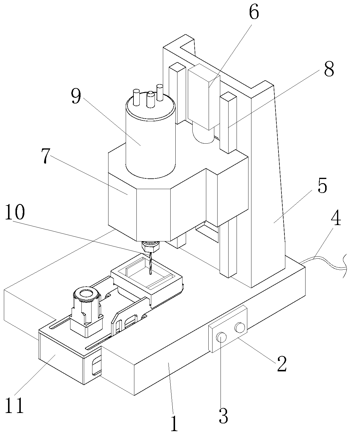 Auxiliary punching device for integrated circuit board production