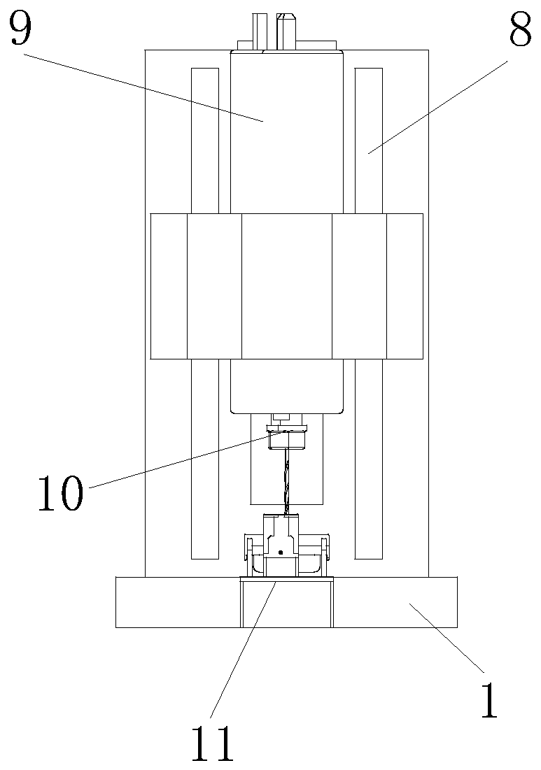 Auxiliary punching device for integrated circuit board production