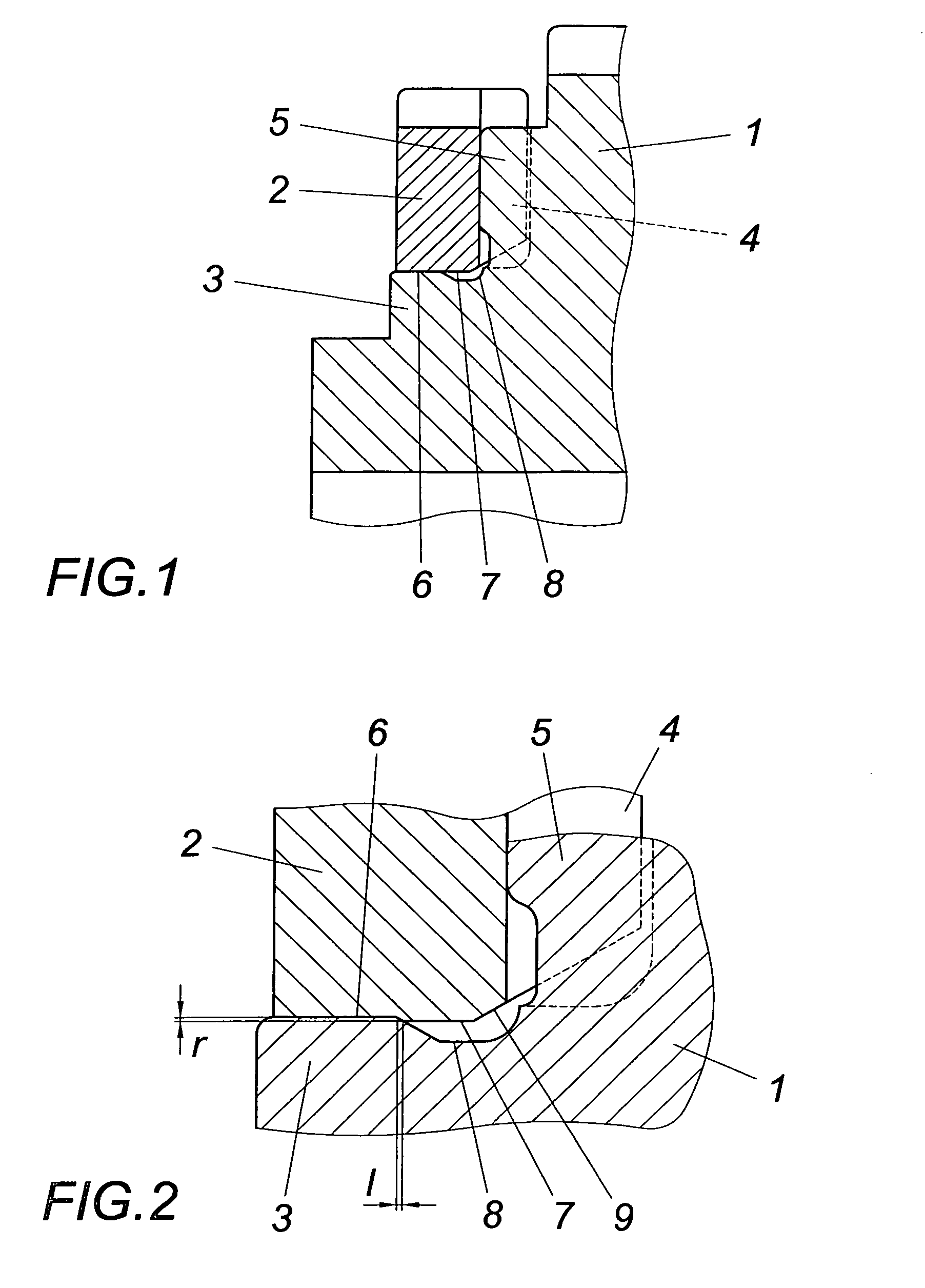 Metallic structural part joined from at least two components