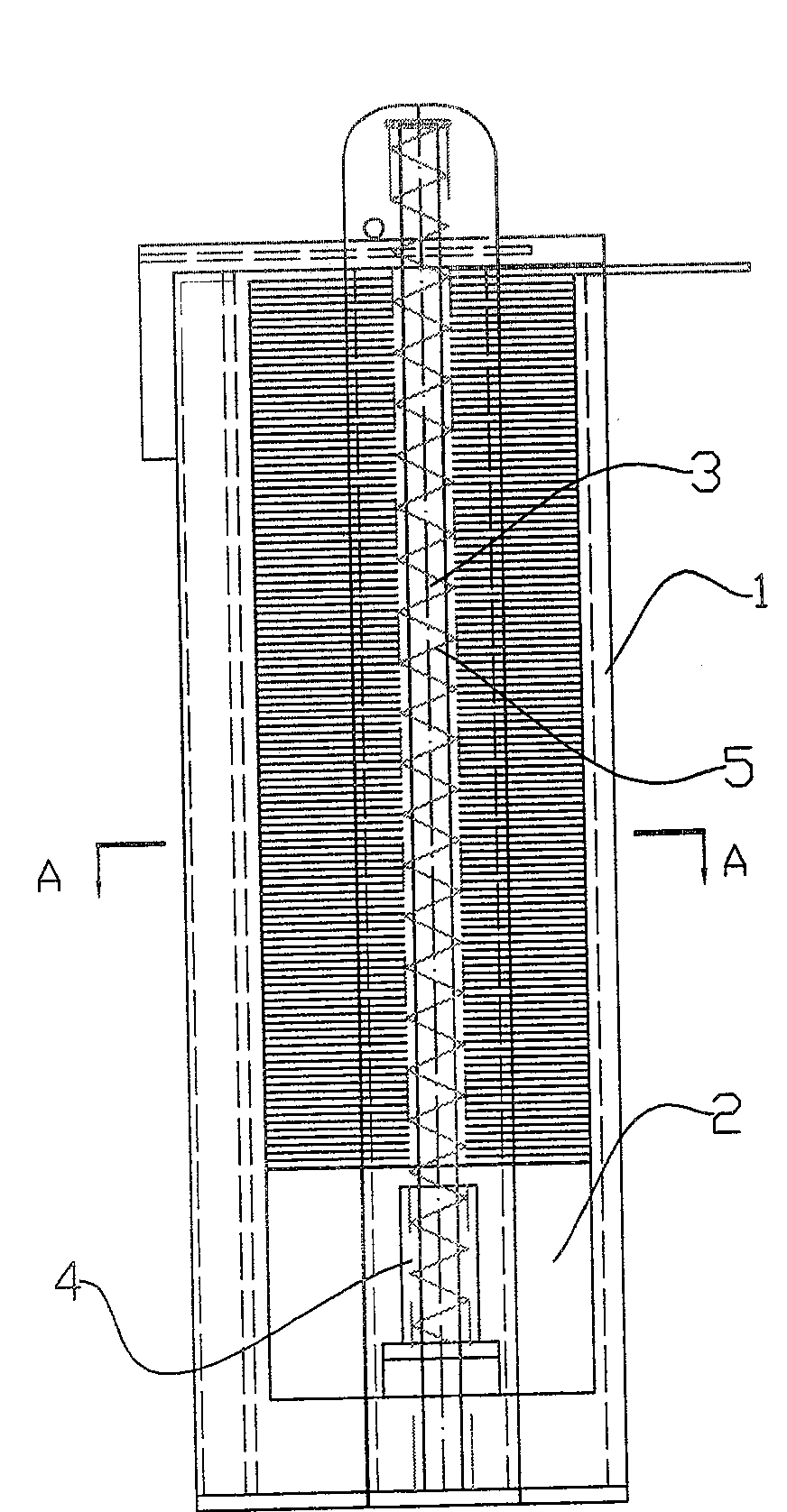 Card delivery device and card receiving and distributing machine using same and card box