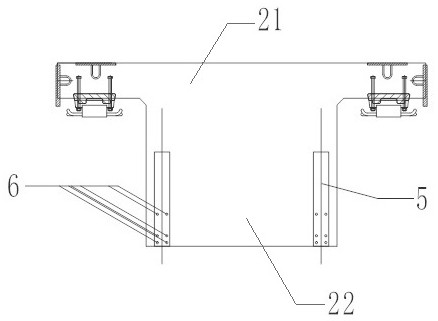 Normal-conduction high-speed magnetic levitation beam end butt strap structure