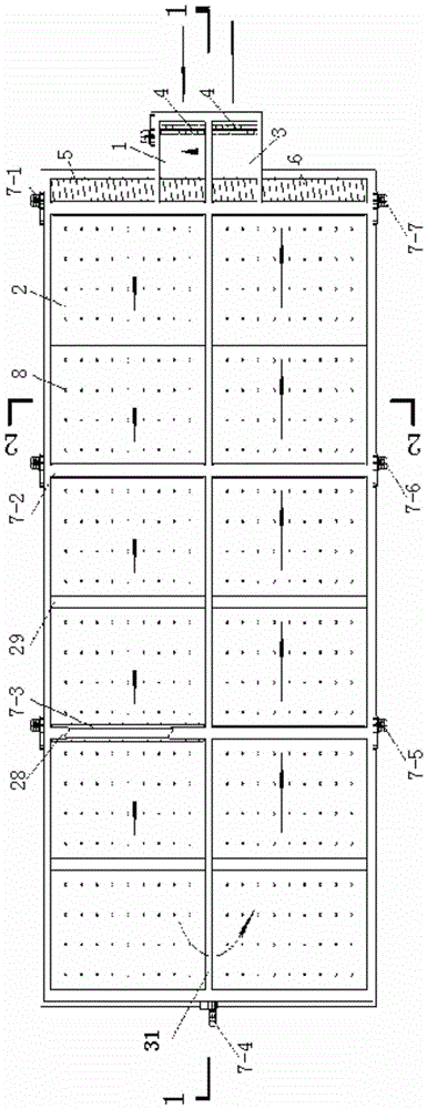 A horizontal large-scale continuous biogas dry fermentation device and method