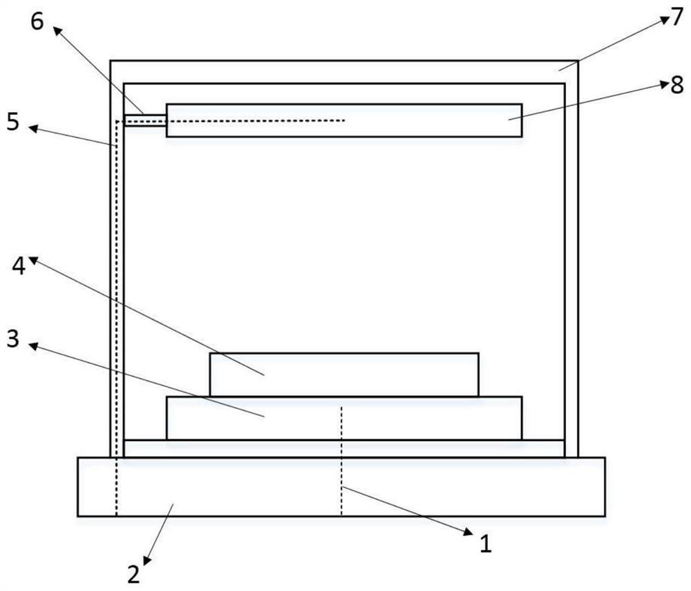 A wireless capacitive high ionizing radiation dose sensor