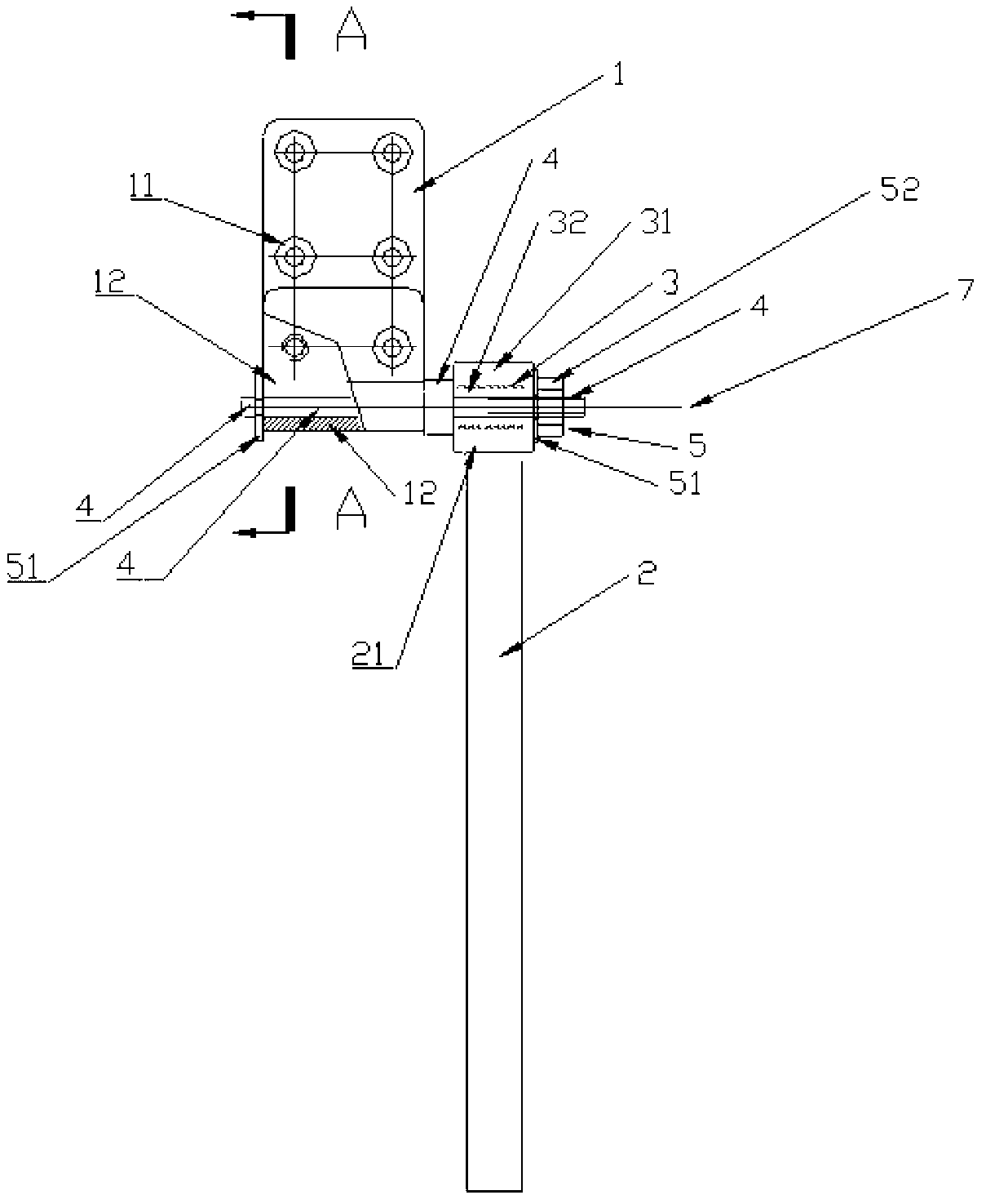 Display screen supporting frame with adjustable tilt angle