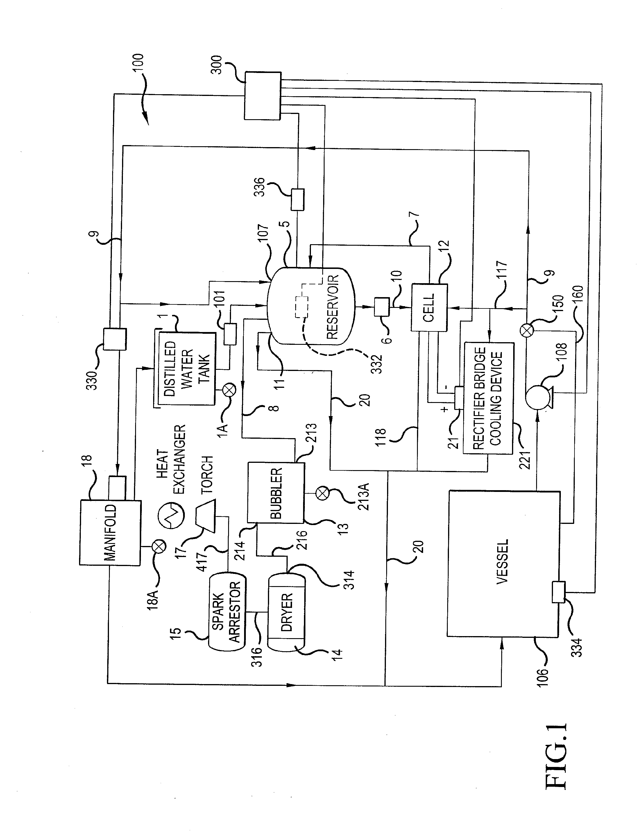 Heating system with integrated hydrogen generation