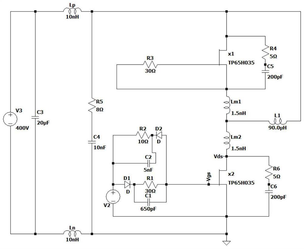 Driving circuit of Cascode type GaN power device