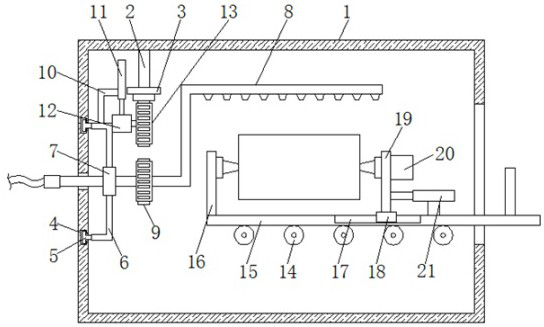 Automatic spraying device for automobile accessory manufacturing