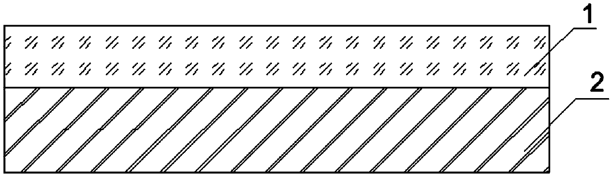 PVOH coating film with high peel strength and preparation method thereof