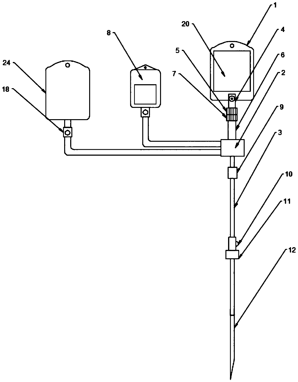 Novel blood transfusion device