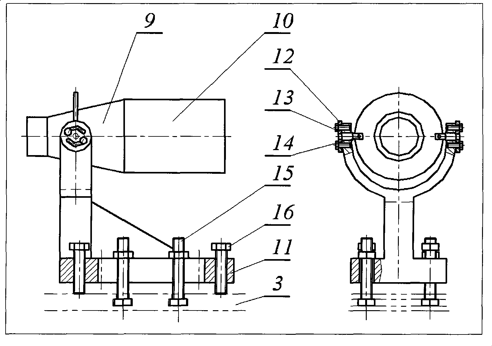 Complicated surface optical finishing processing device and technique