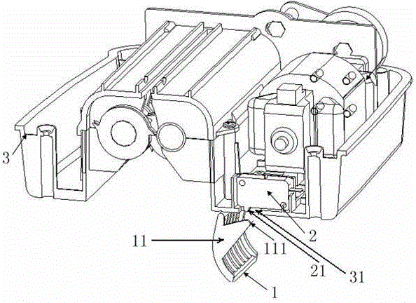 Paper shredder mechanical full paper mechanism