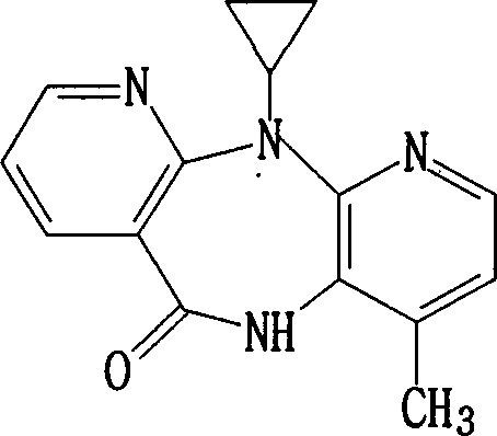 Pharmaceutical composition containing nevirapine and valproic acid or its salt