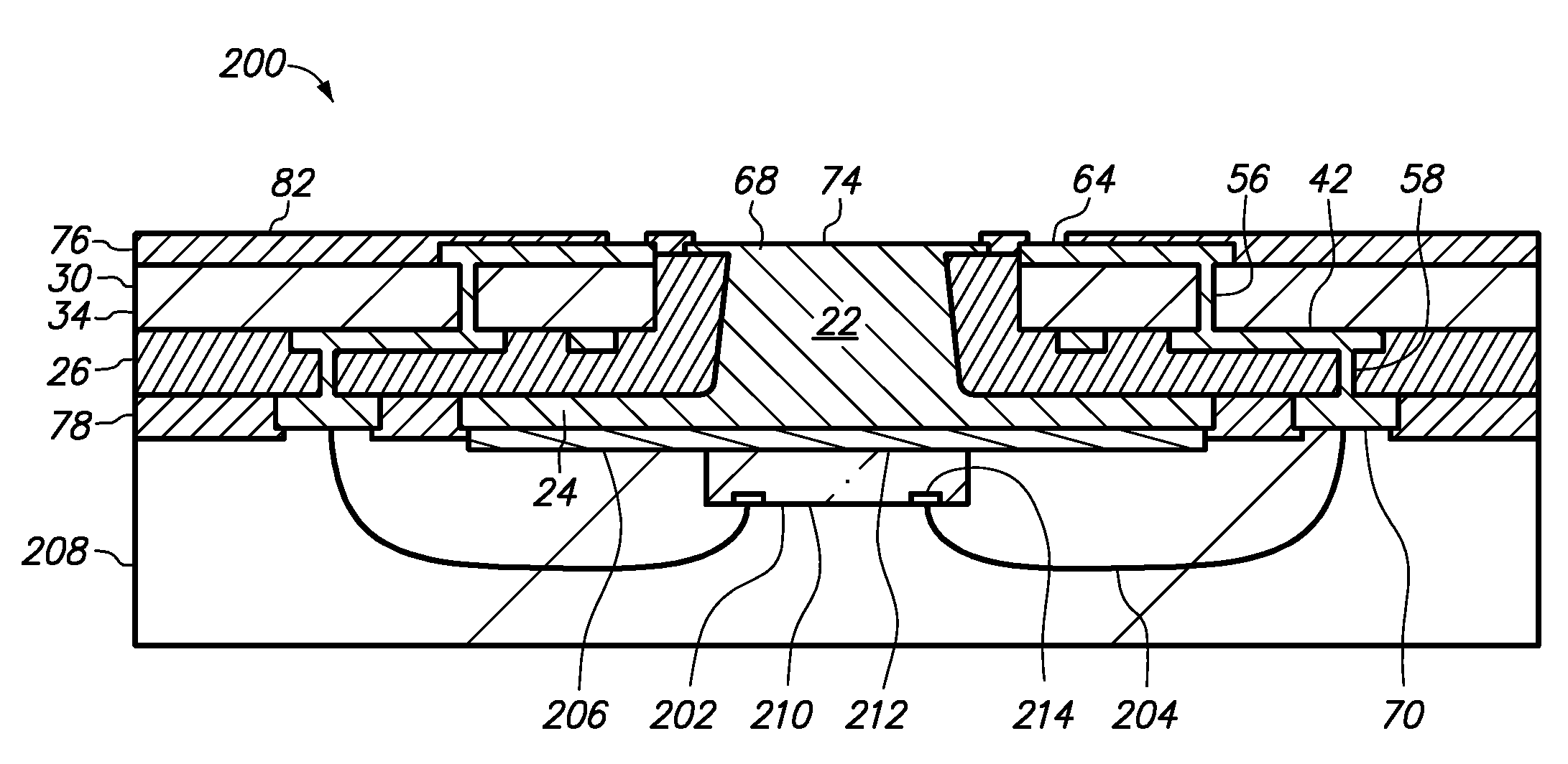 Semiconductor chip assembly with post/base heat spreader and vertical signal routing