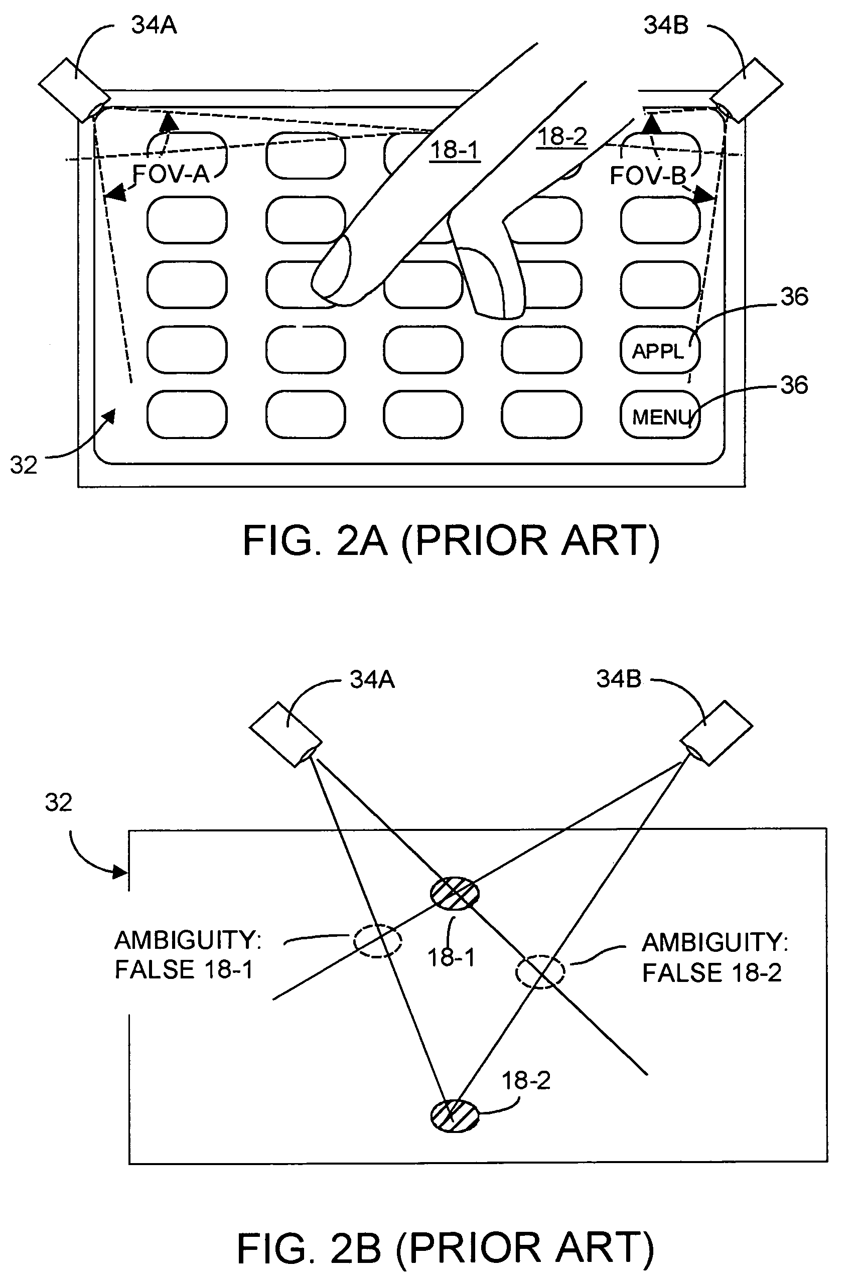 Method and system for recognition of user gesture interaction with passive surface video displays