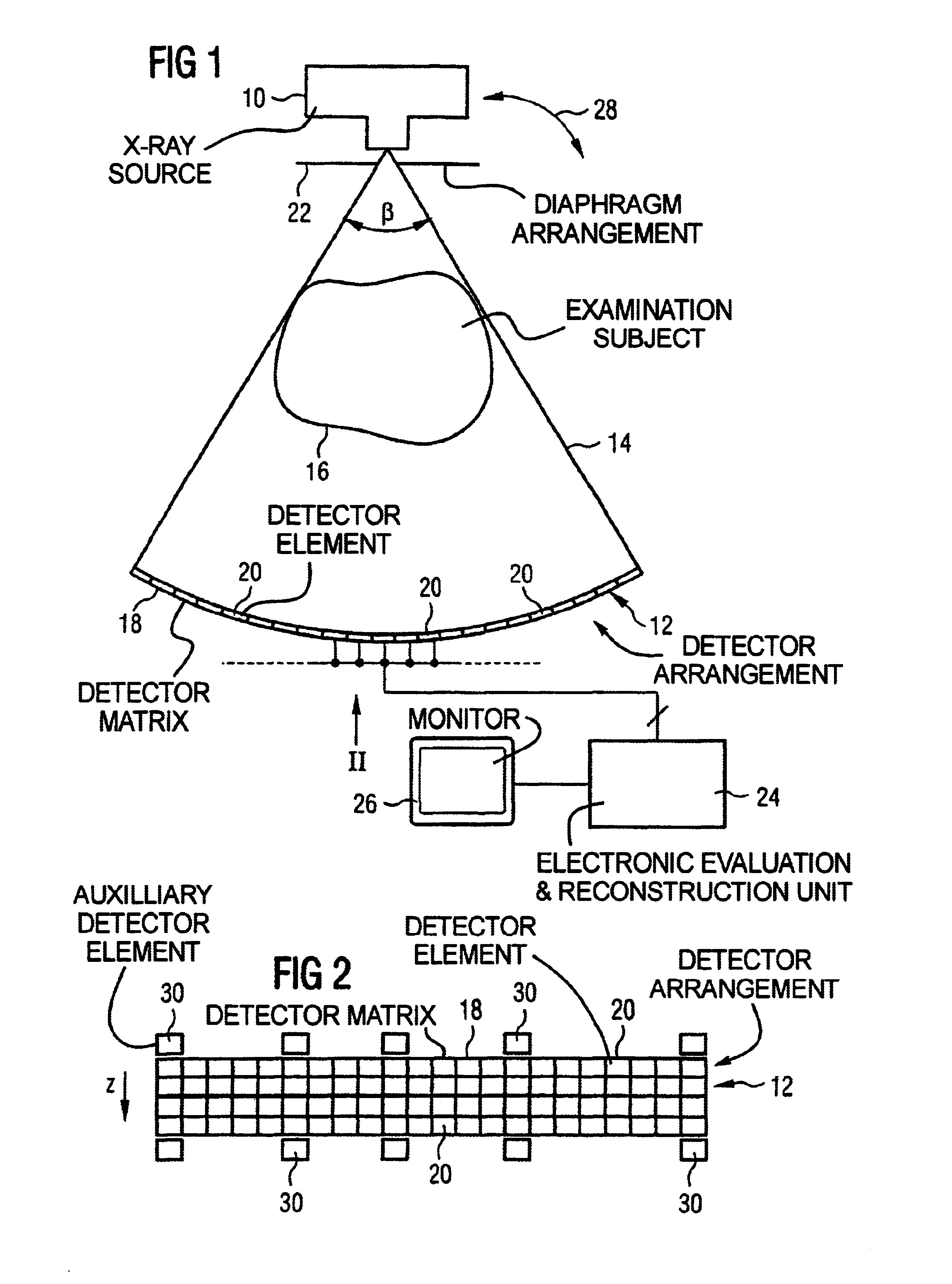 Method for correcting stray radiation in an x-ray computed tomography scanner