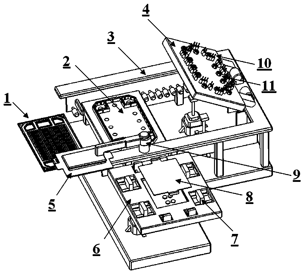 Shaping processing method and shaping processing device for metal bipolar plate welding warpage