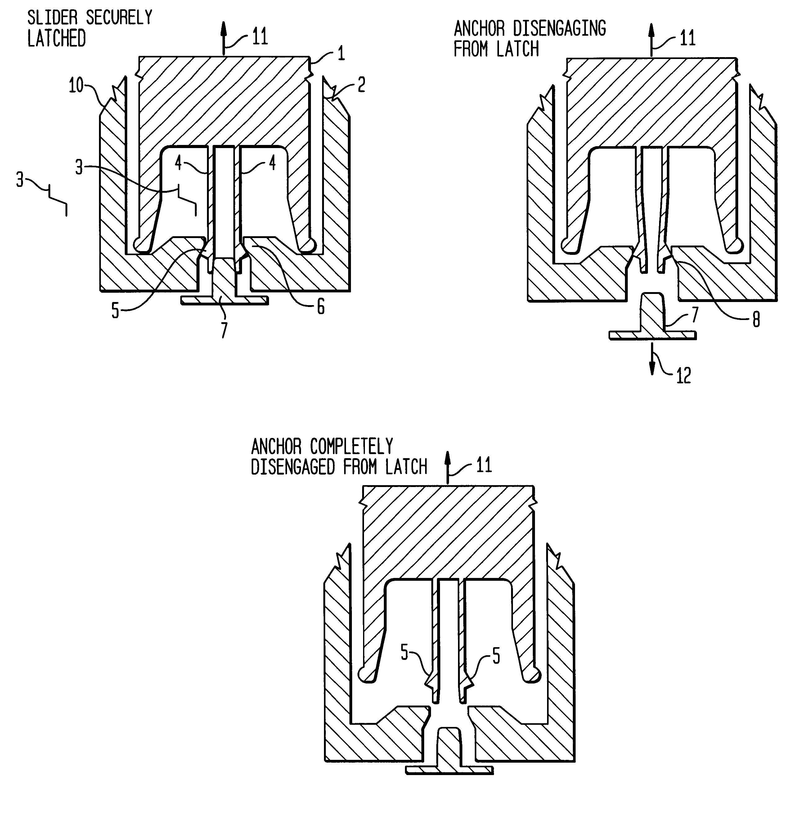 Microelectromechanical systems (MEMS) -type devices having latch release and output mechanisms