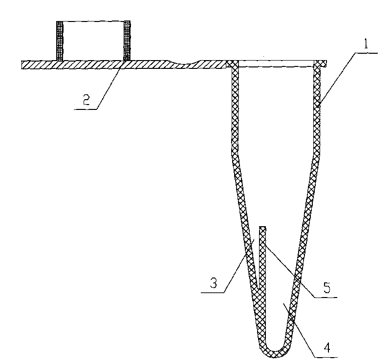 Reaction tube used in loop-mediated isothermal amplification technique and use method thereof
