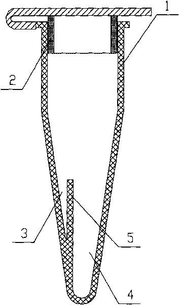 Reaction tube used in loop-mediated isothermal amplification technique and use method thereof