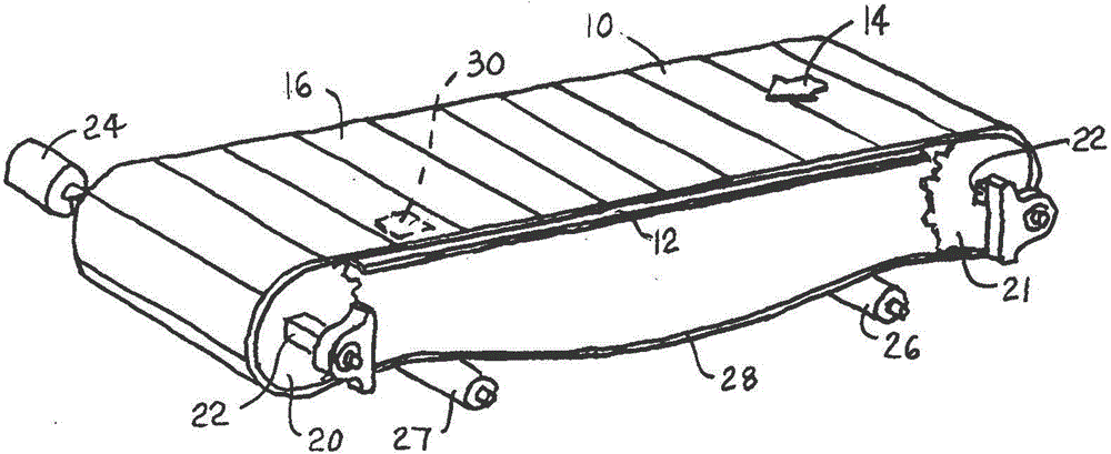 Energy-harvesting conveyor belts and methods