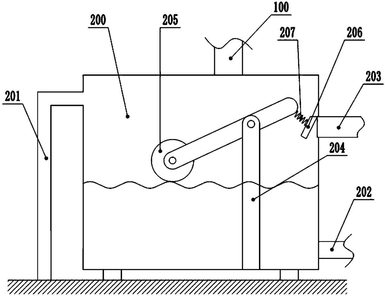 Purified oil recovery device for domestic sewage