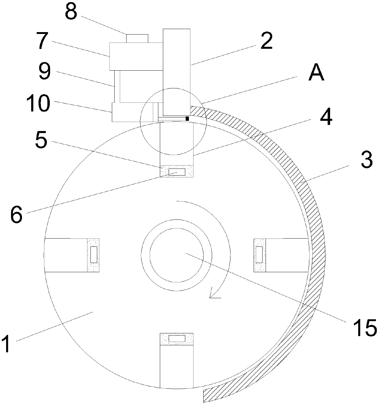 Cassava automatic rapid planting device