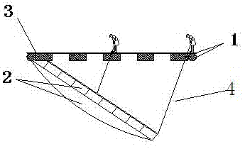 Overwater enclosure type microalgae culture device and method