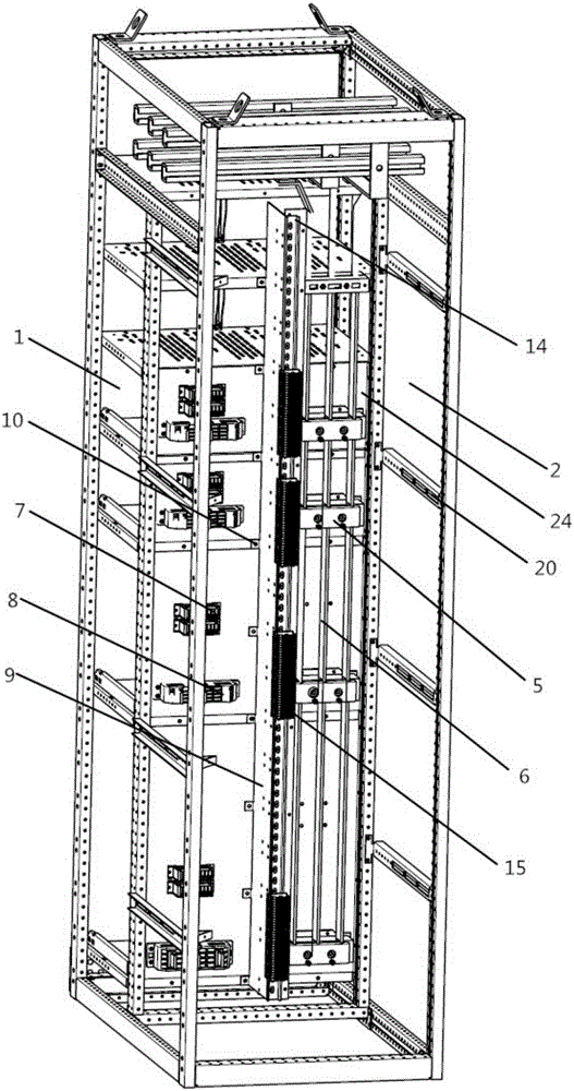 Off-line installation system of low-voltage cabinet secondary-summarizing terminal and off-line wiring method