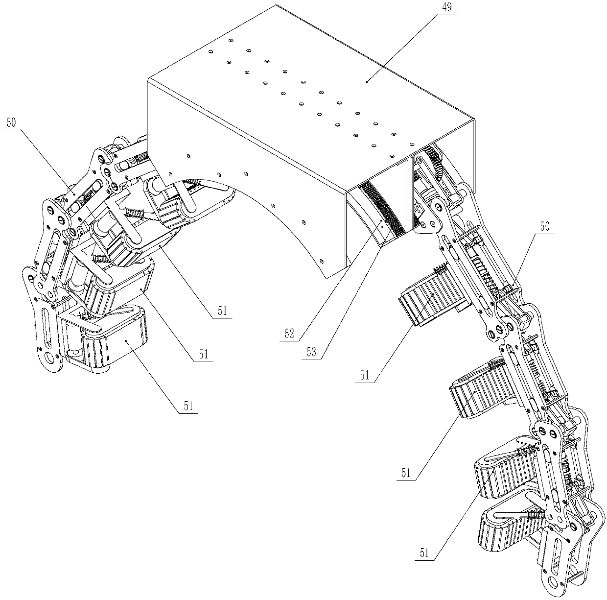 An obstacle-climbing mechanism for a rod-climbing robot