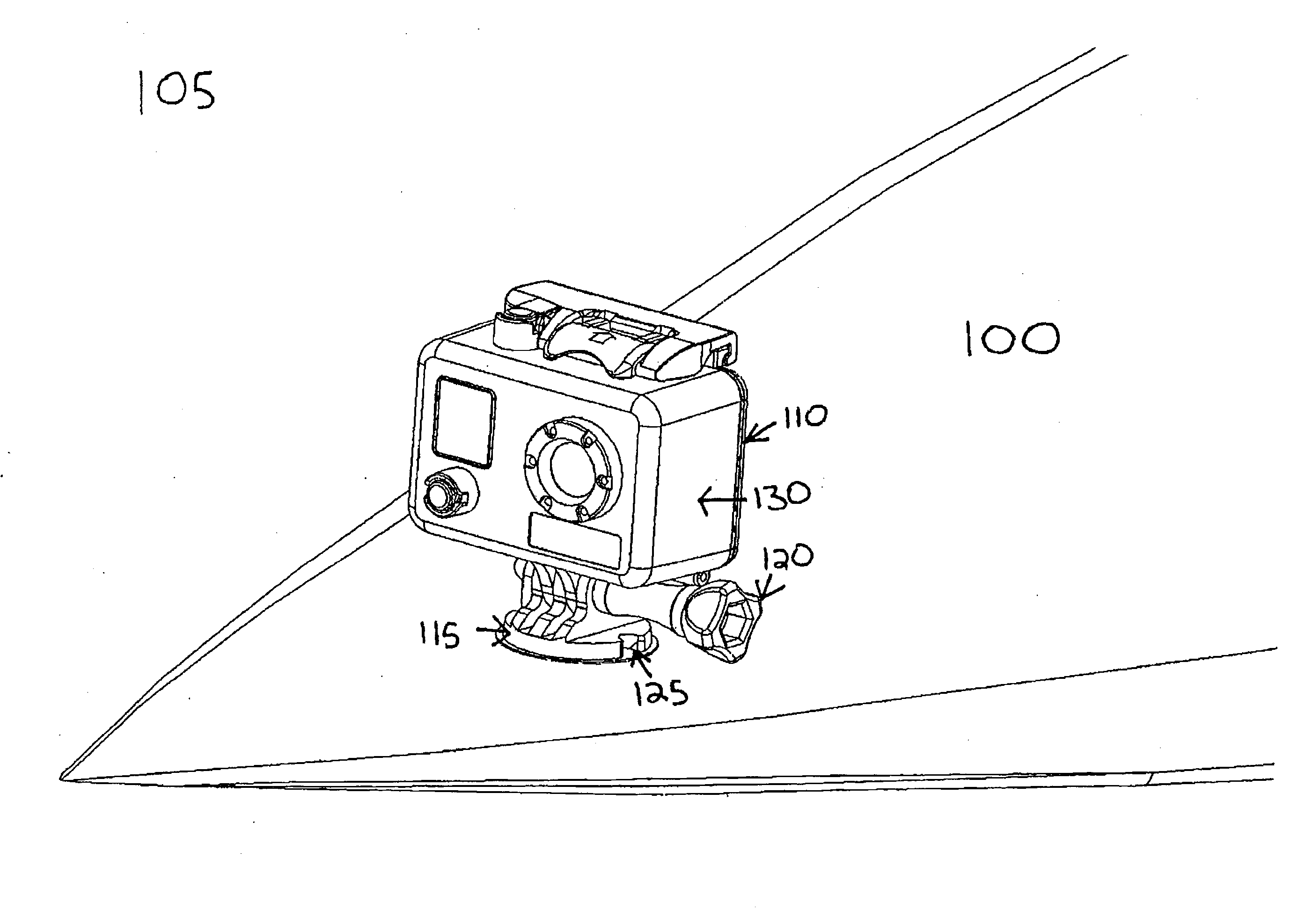 Mount System For Attaching Camera To A Sport Board