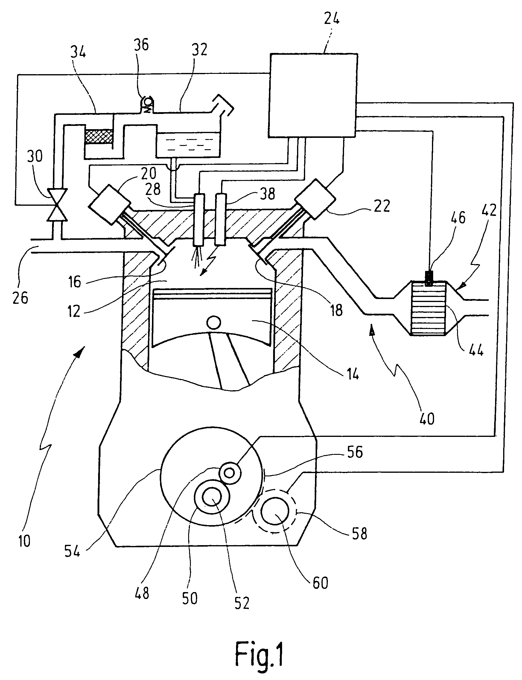 Method and device for improving the starting response of an internal combustion engine