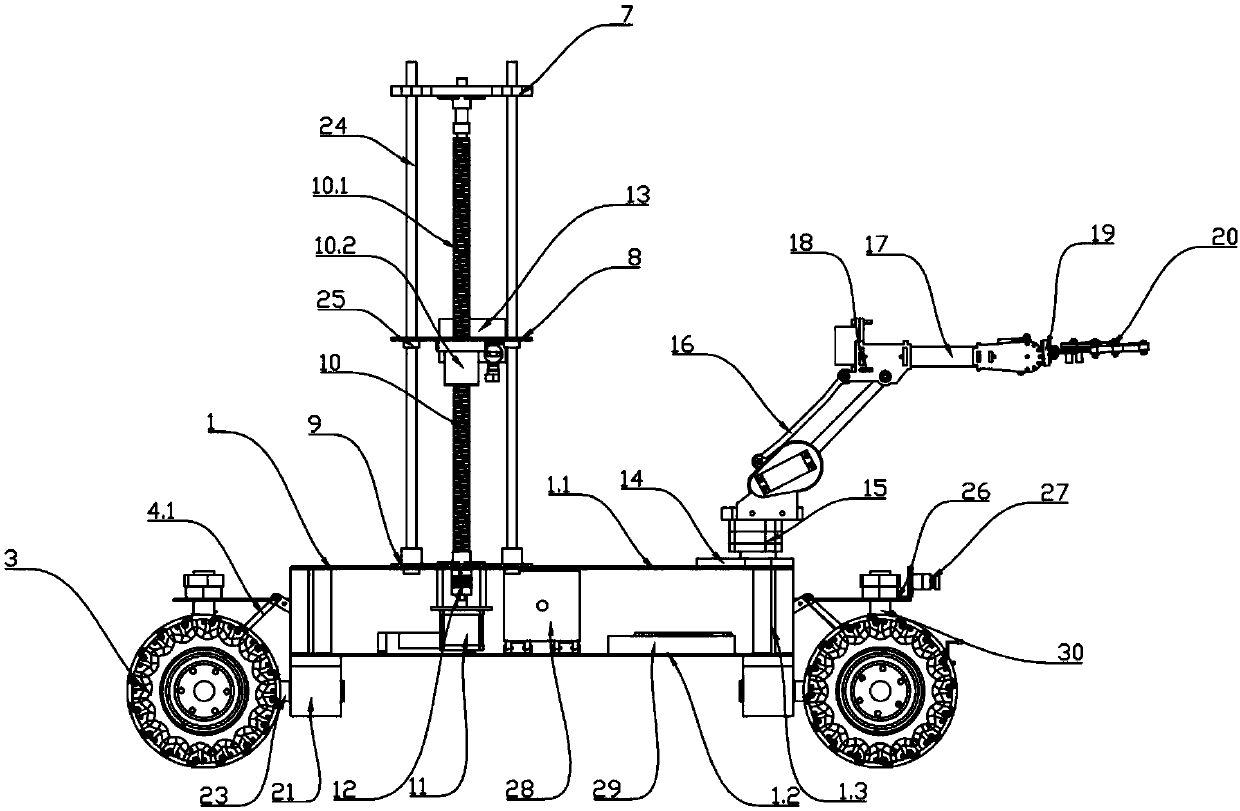 Control system and control method for intelligent warehousing loading-unloading equipment