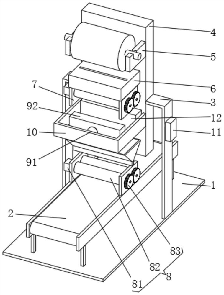 Anti-falling safety belt production platform