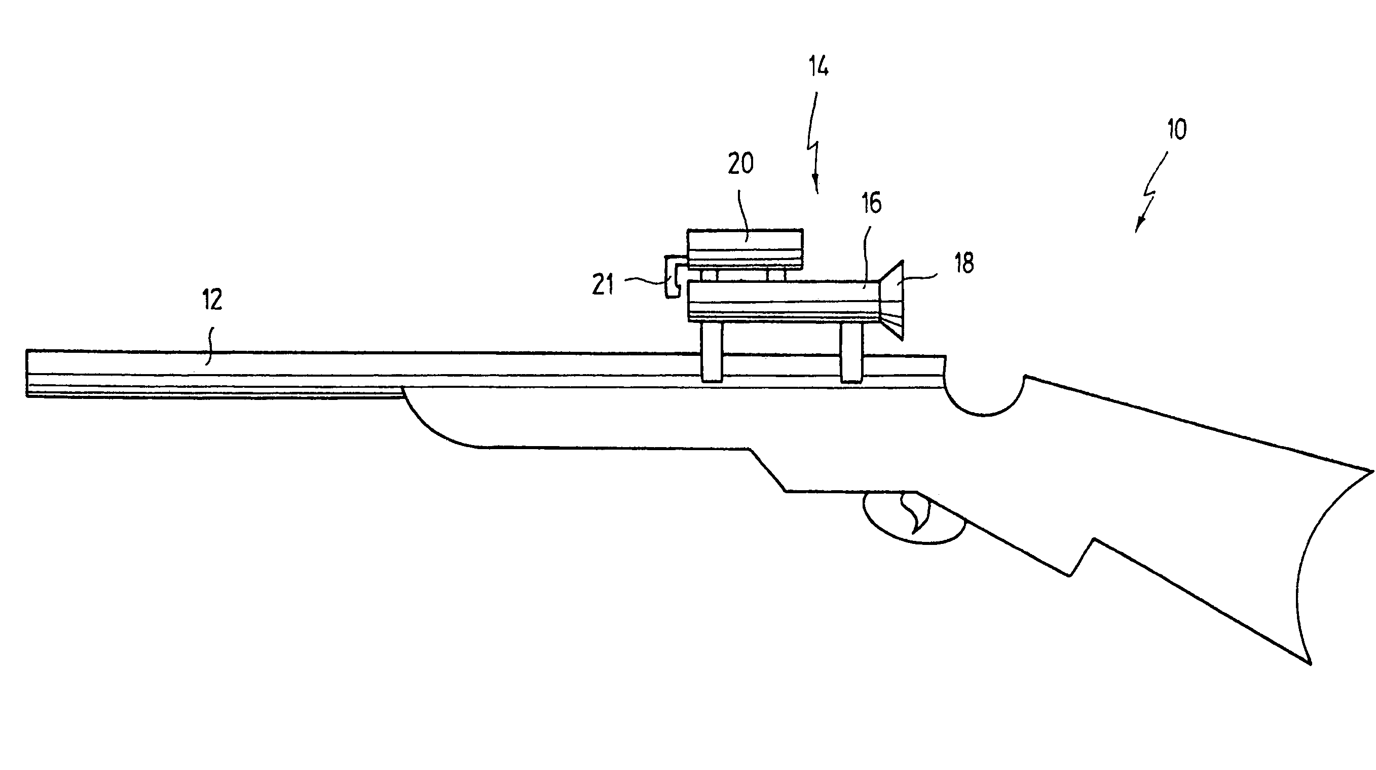 Apparatus and method for detecting optical systems in a terrain