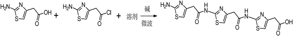 Synthesis method of cefotiam hexetil process impurity