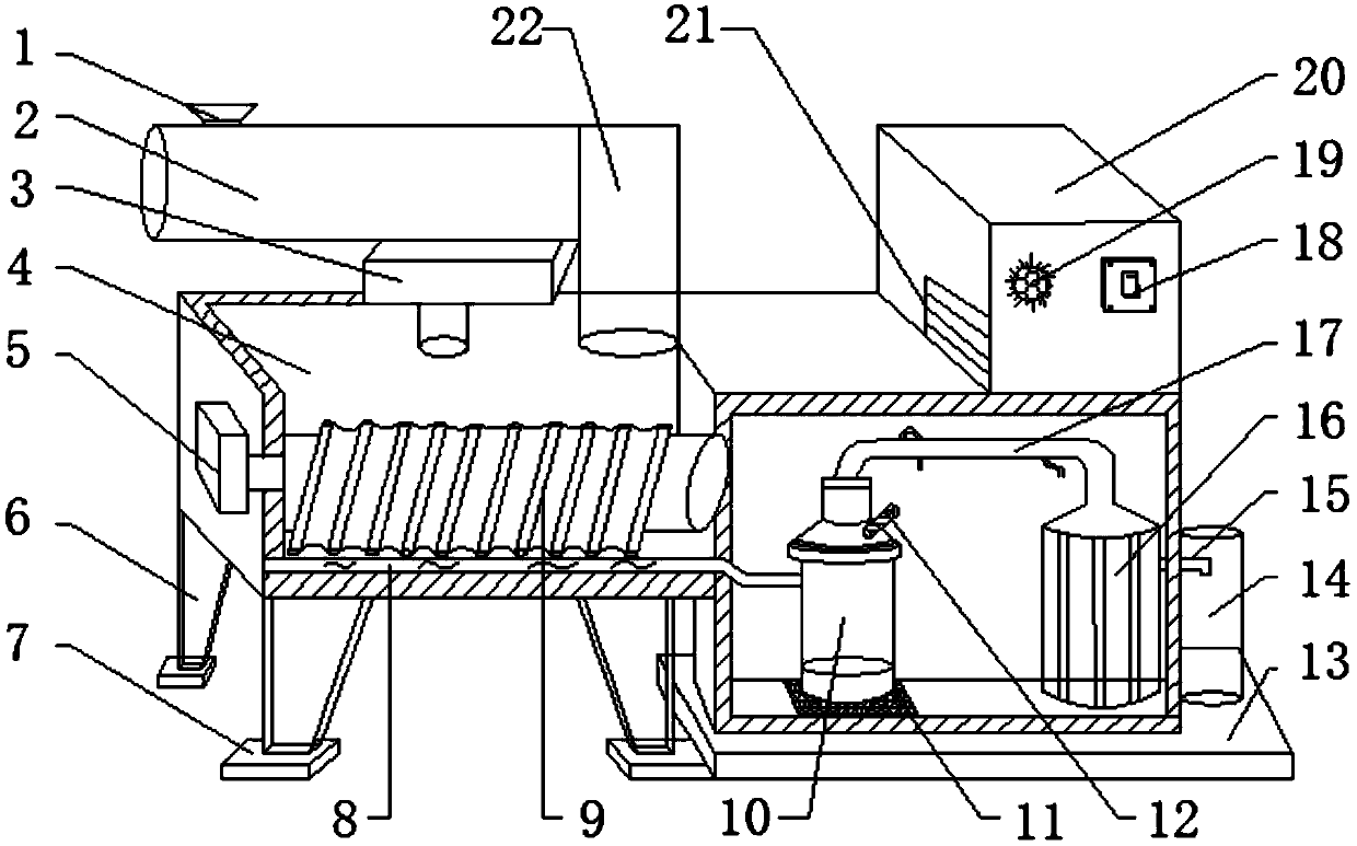 Device for efficiently extracting amino acid in peanuts