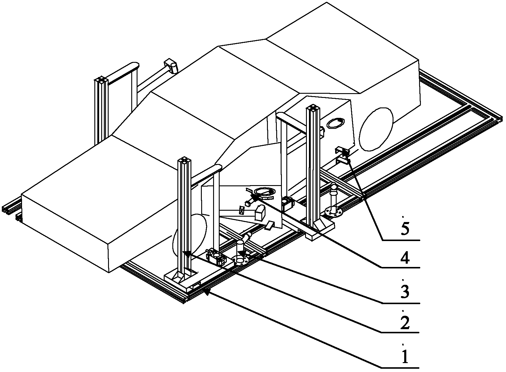 Durability testing method for rotary vehicle door system and durability testing device