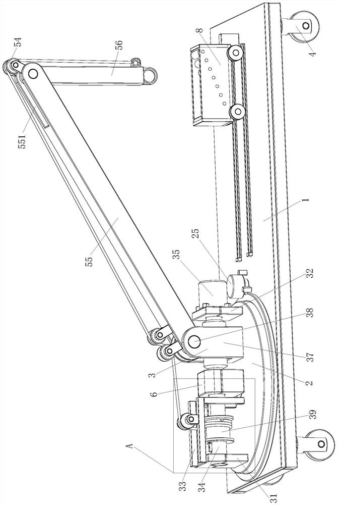 Material hoisting carrier for high and low positions