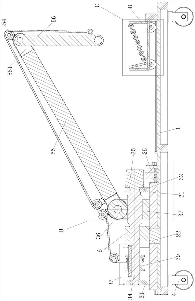 Material hoisting carrier for high and low positions