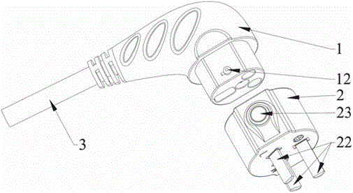 Novel electric vehicle connector plug with convertible contact pin
