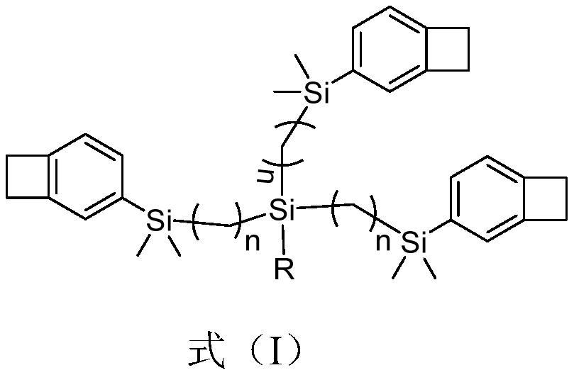 Benzocyclobutene-containing functionalized organosilicon compound and preparation method thereof