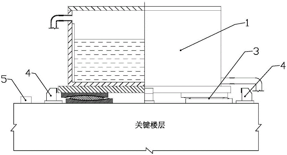 Tuning liquid and mass damp vibration damping apparatus