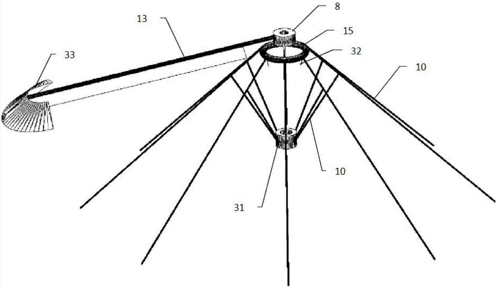 Umbrella tower type photobioreactor