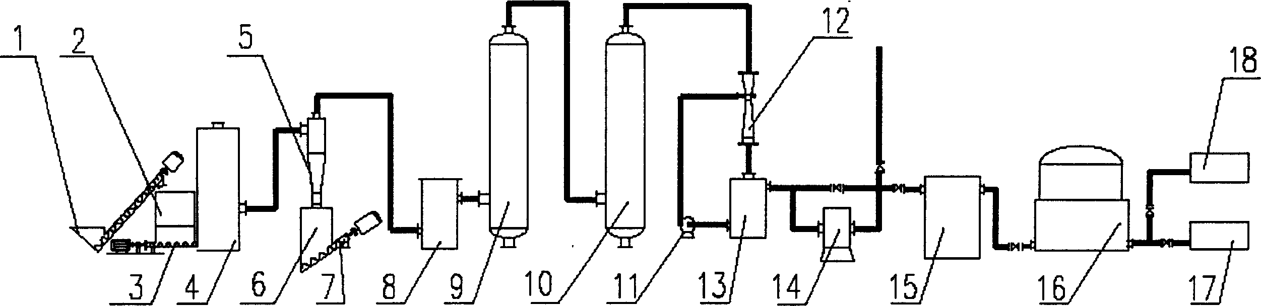 Process and apparatus for preparing coal gas by using bulky biomass materials