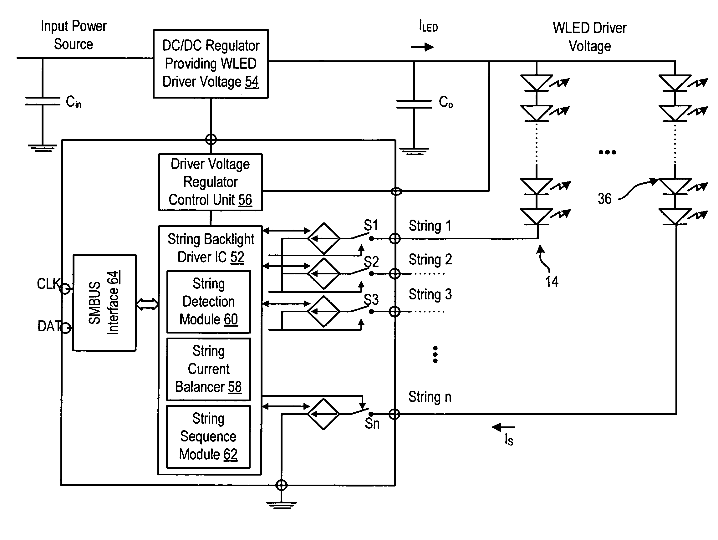 System and Method for Sequential Driving of Information Handling System Display Backlight LED Strings